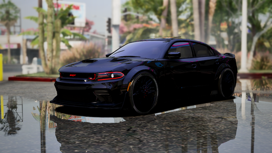 Dodge Charger Hellcat Black Red Edition