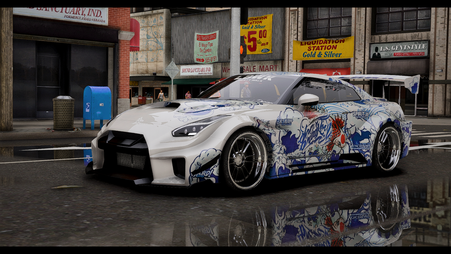 Nissan GTR R35 Liberty Walk Livery Custom