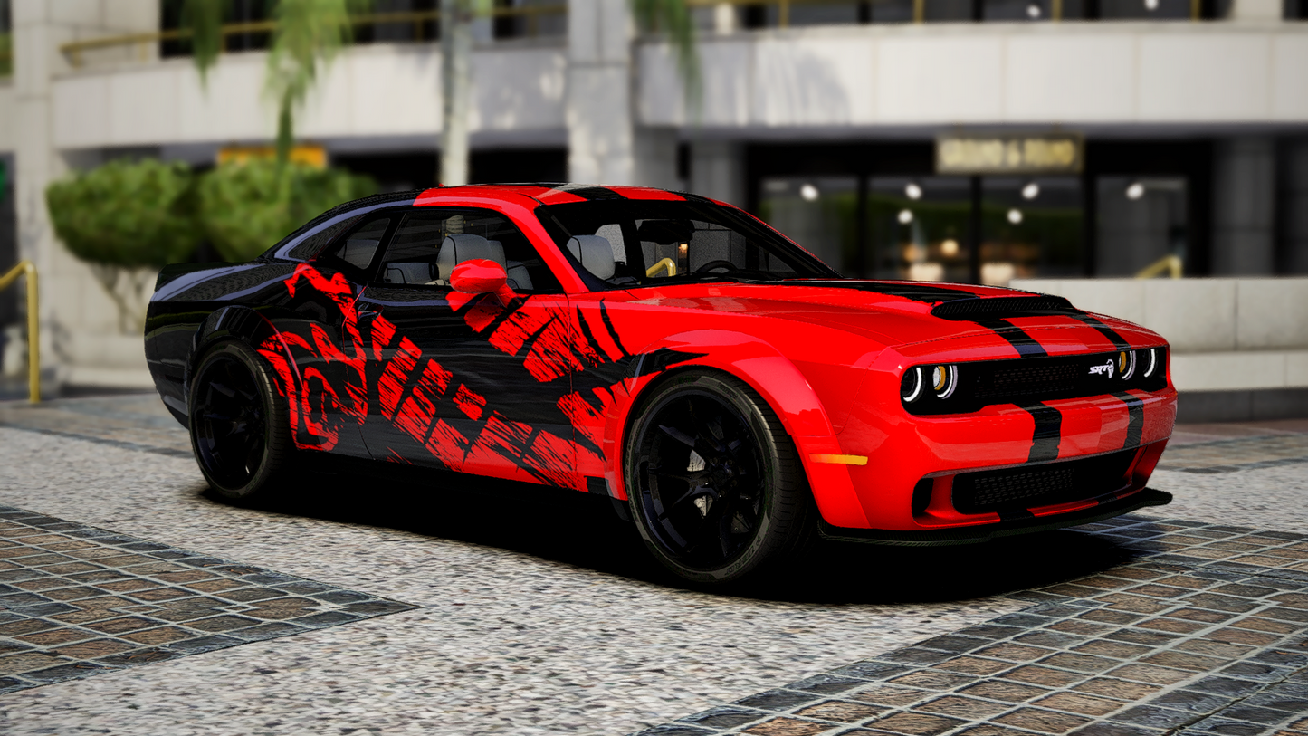 Dodge Challenger Hellcat Redeye Livery Custom