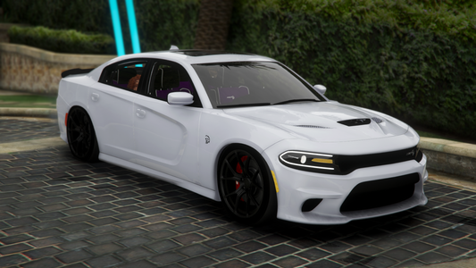 Dodge Charger SRT with Guns in Boot